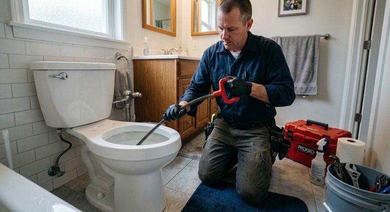 Backed Up Toilet Repair in Columbus, OH