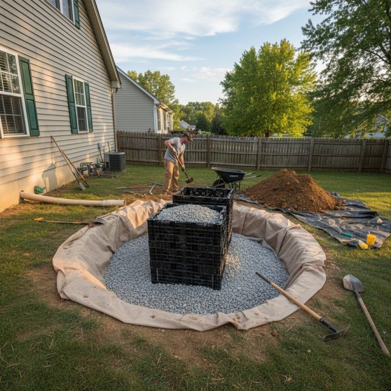 Drain Field Installation