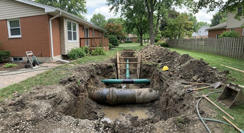Sewage Line Installation in Columbus, OH